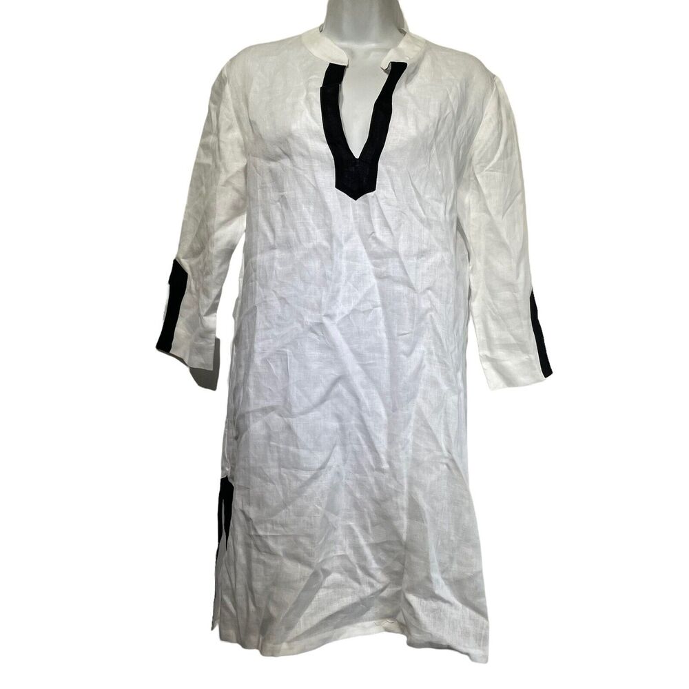 pepito’s Italy 100% linen white Tunic Top Size M